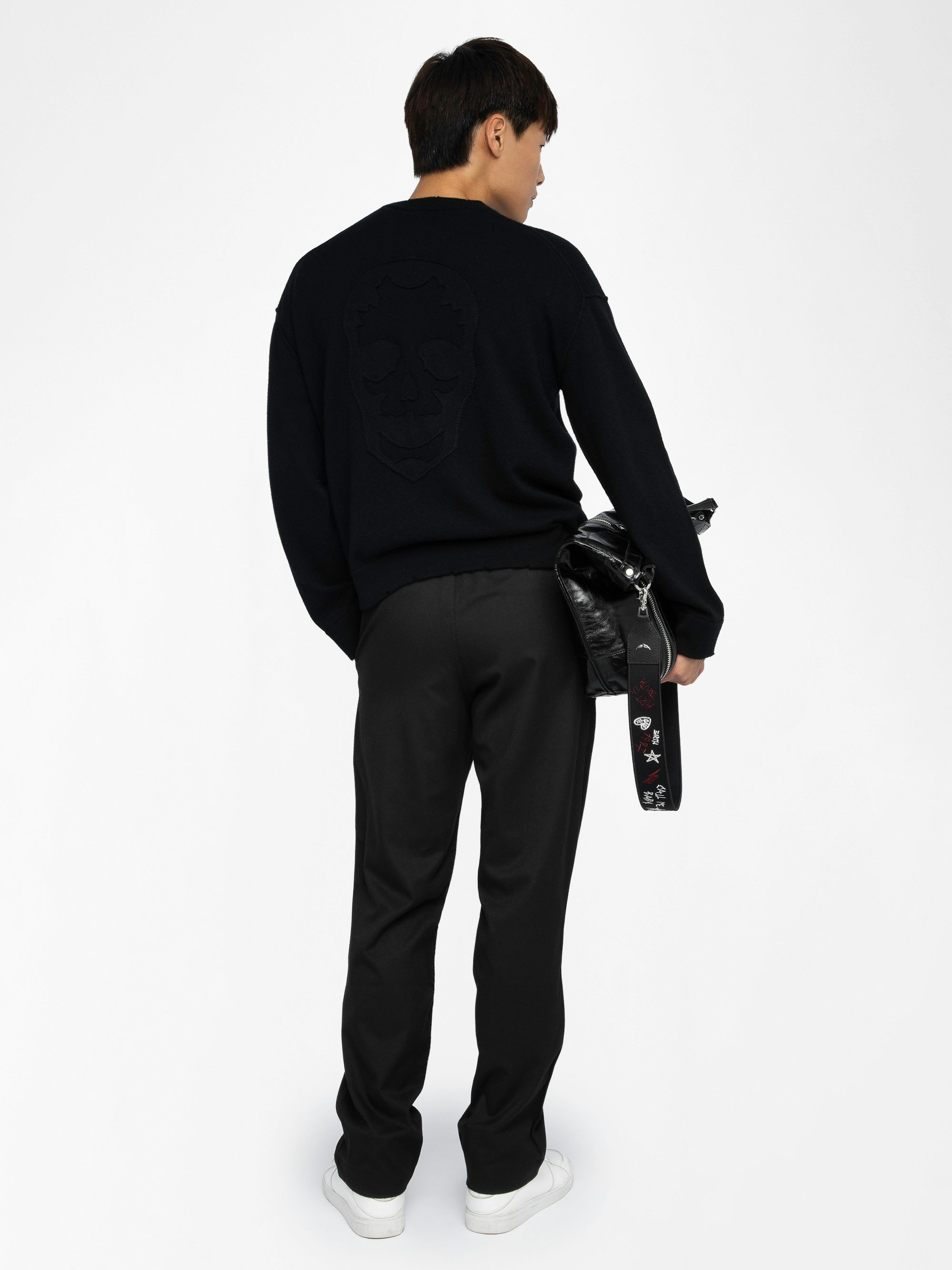 Trousers Pix - Straight-cut casual trousers with elasticated waist.